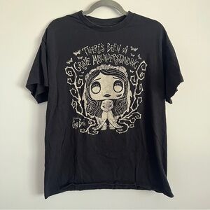 Funko Pop Exclusive Tim Burton’s Corpse Bride Graphic Tee-Women’s Size Large